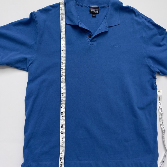 Patagonia Men's Blue Polo Shirt - Picture 4 of 4